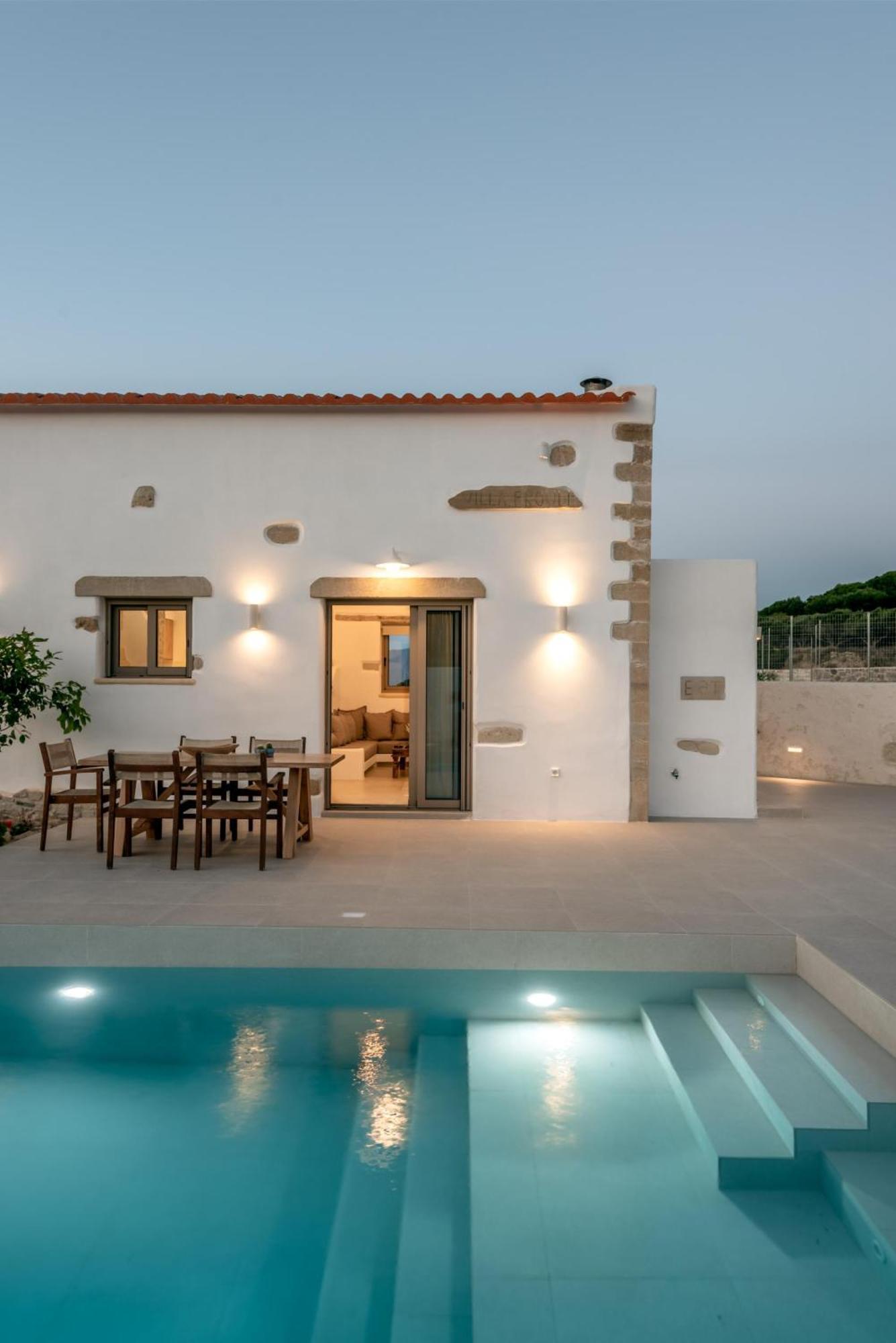 Villa Froudi Near Falaserna Beach Kíssamos Exteriör bild