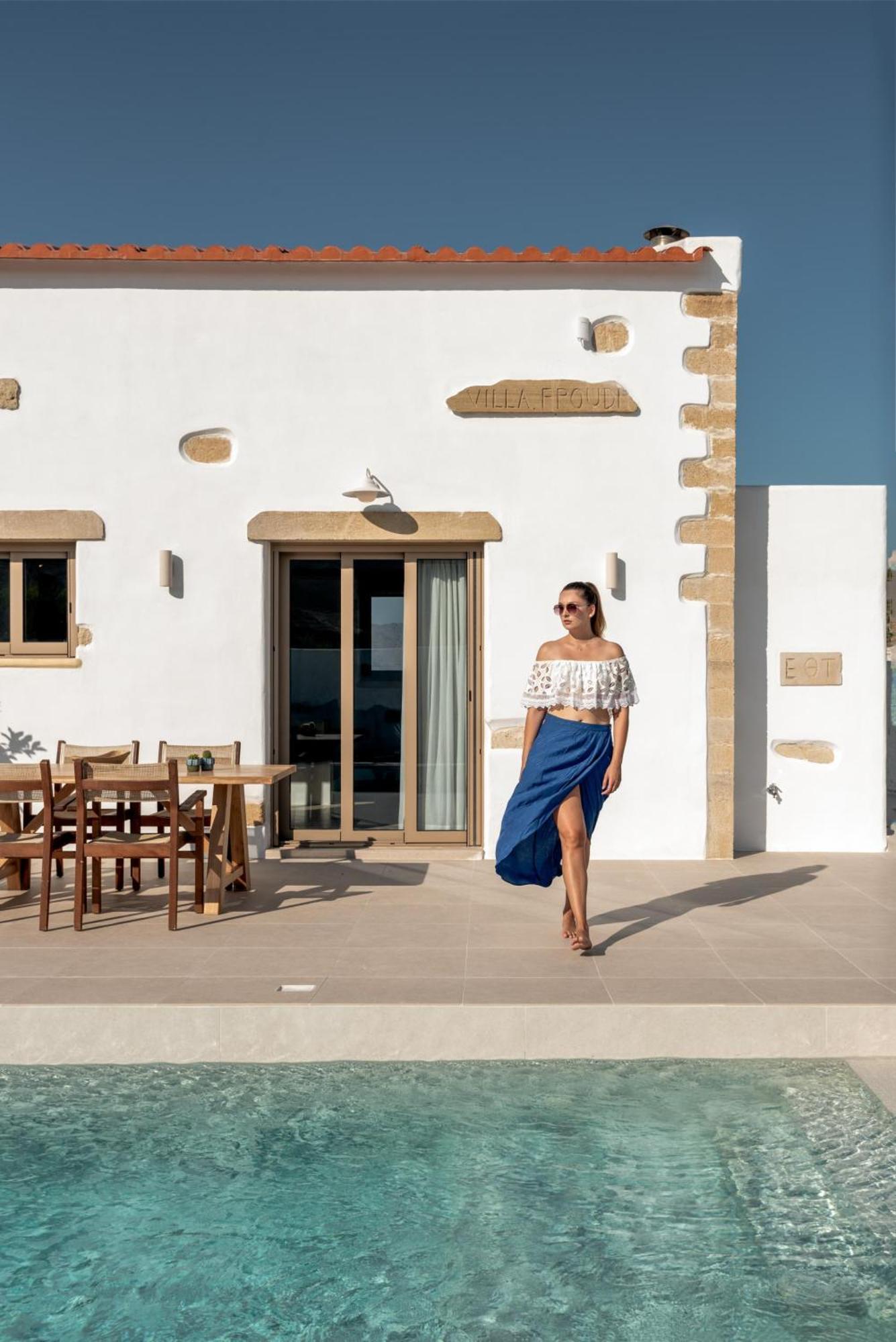 Villa Froudi Near Falaserna Beach Kíssamos Exteriör bild