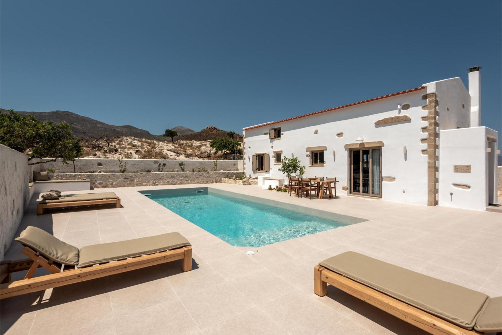 Villa Froudi Near Falaserna Beach Kíssamos Exteriör bild